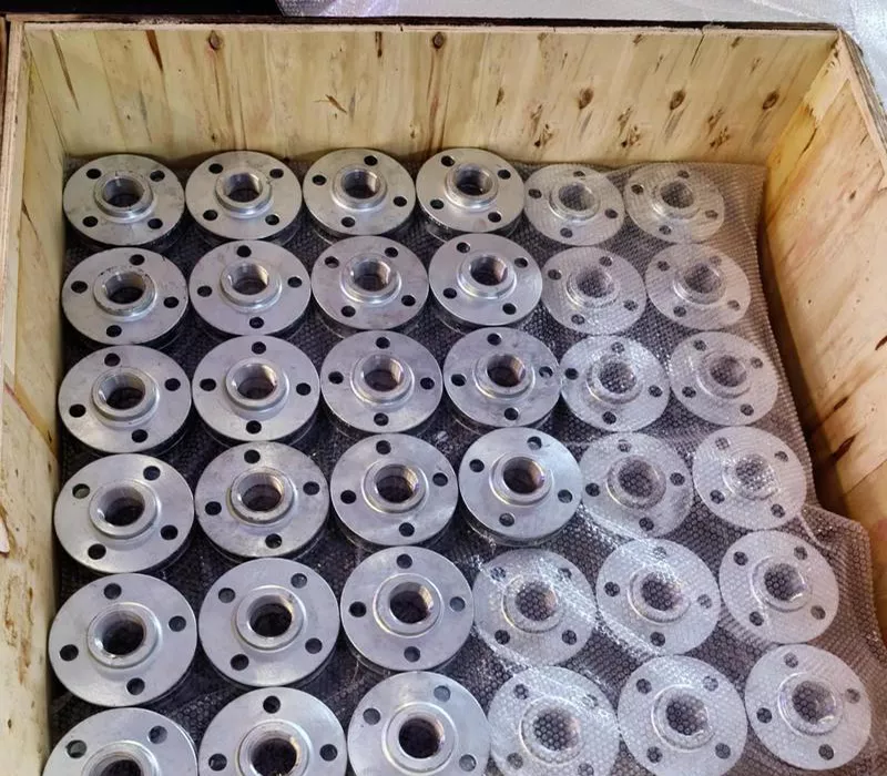 CuNi 90/10 flange export packaging and protection