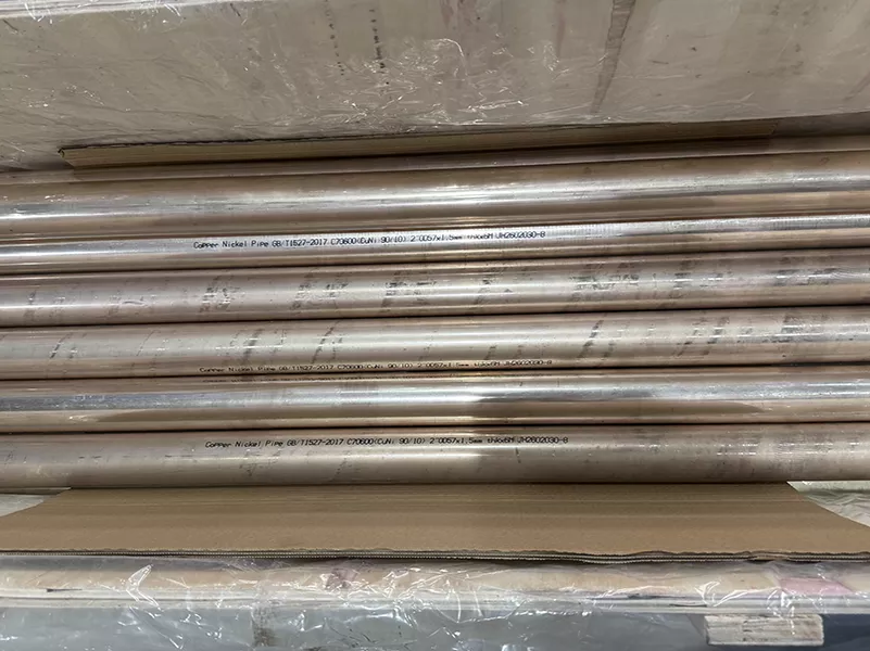 90/10 Copper Nickel Pipe (C70600 CuNi 90/10 Seamless Tube for Seawater and Marine Applications)