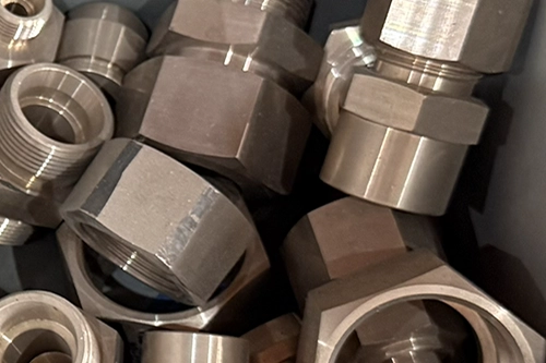 BSP sockets and BSP threaded nipples for copper nickel piping connections