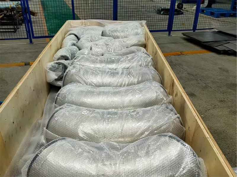 Copper Nickel Elbow export packaging in wooden cases and plywood boxes