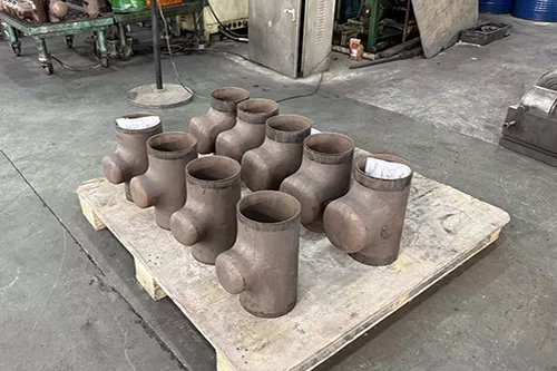 Copper nickel equal tees and unequal tees for branch connections
