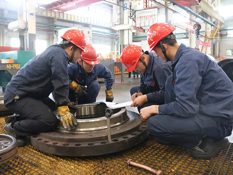 Copper nickel slip on flange material dimensional surface and inspection control