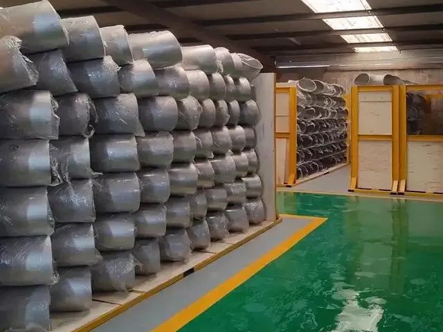 Copper nickel pipe production, forging and stock warehouse for marine piping projects