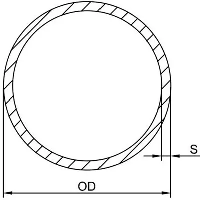 Copper Nickel seamless and welded pipe outer diameter and wall thickness measurement with dimensional tolerance reference