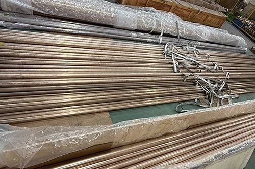Copper nickel pipes stock for marine seawater cooling systems