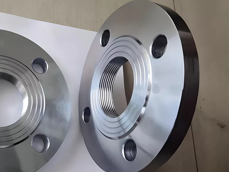 Copper nickel threaded flange with NPT or BSPT thread