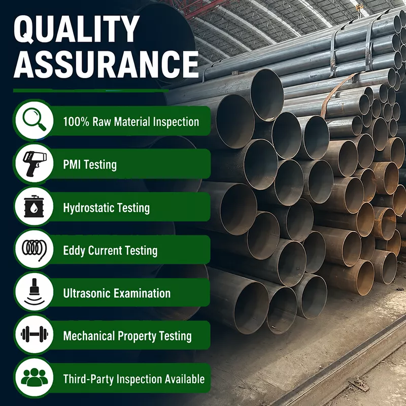 Quality inspection for welded copper nickel pipe