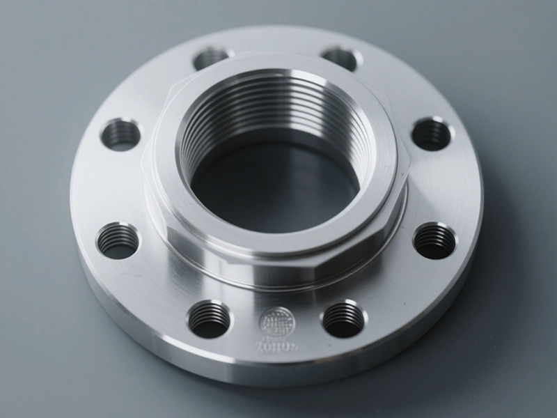 RF copper nickel threaded flange