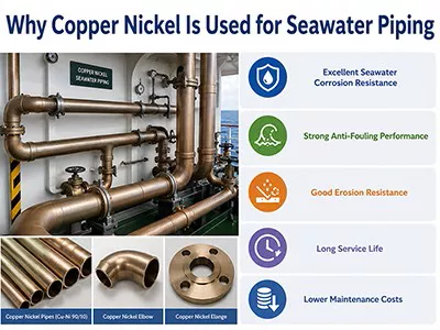 Why Copper Nickel Is Used for Seawater Piping